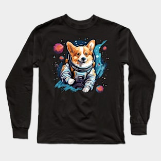 space corgi Long Sleeve T-Shirt